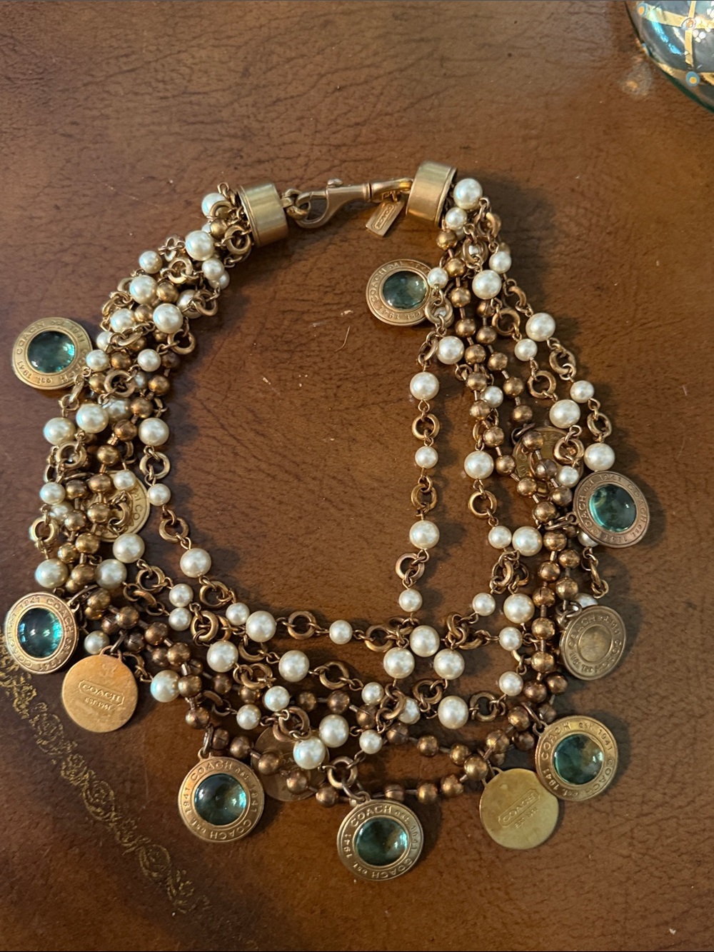 Vintage coach necklace